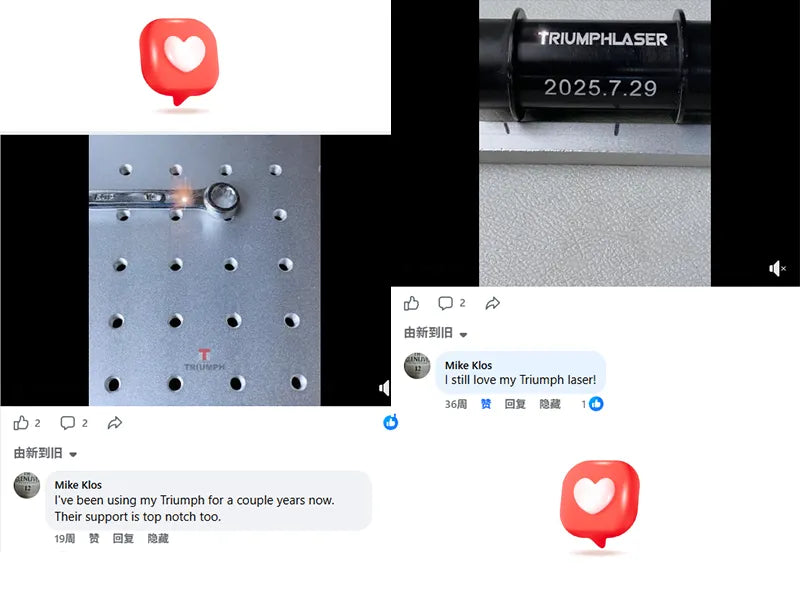 Triumph Fiber Laser Maarking Machine Review from USA