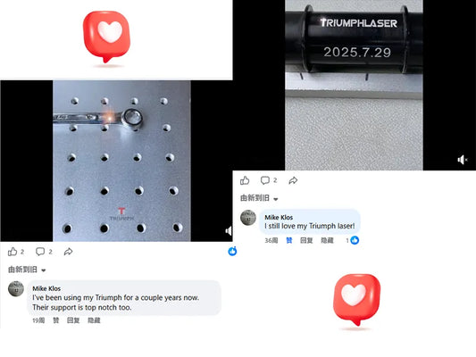 Triumph Fiber Laser Maarking Machine Review from USA