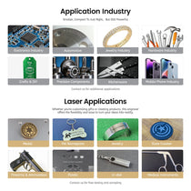 Application for fiber laser marking machine