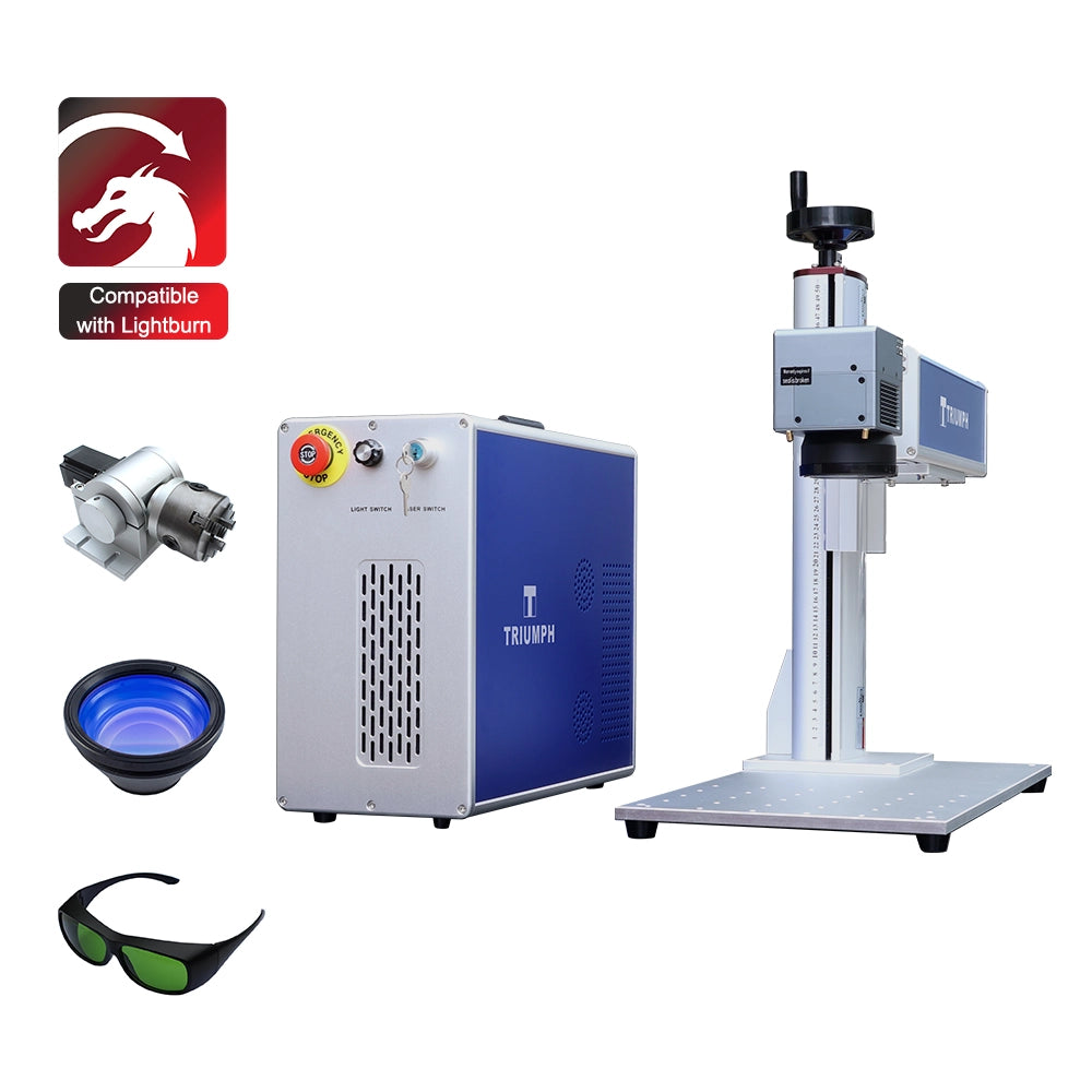 Triumph 50W split fiber laser marking machine Main image