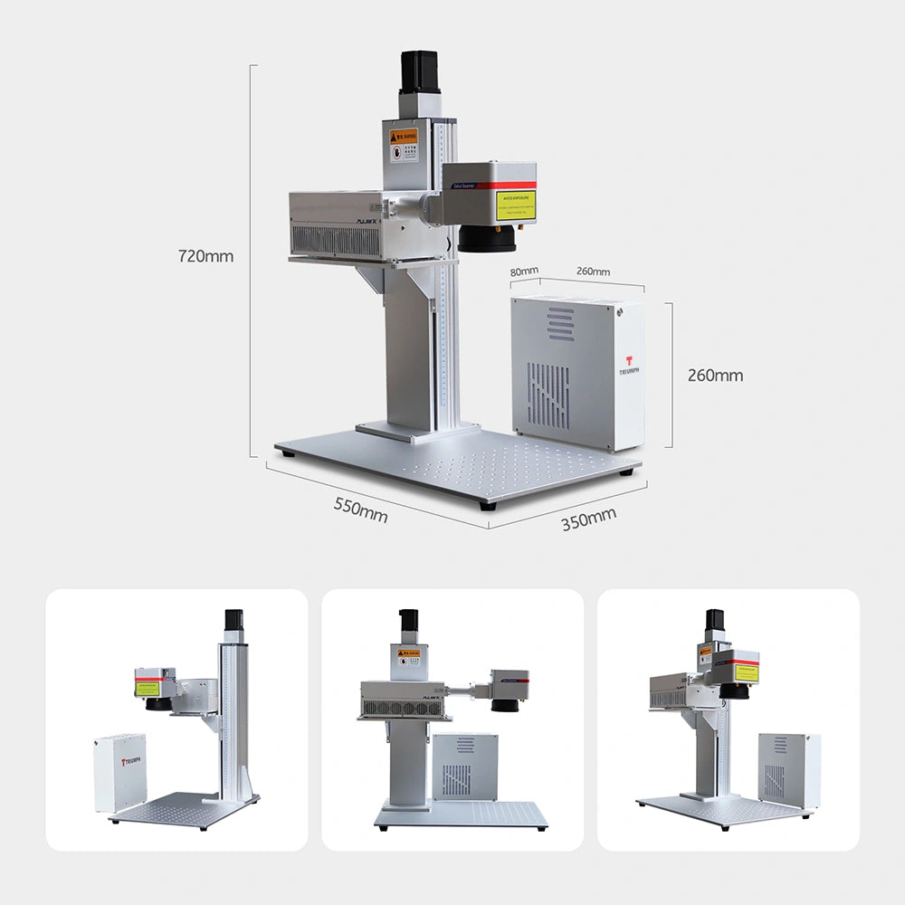 Triumph PM 3 in 1 5W UV Laser Engraving Marking Machine for 3D Inner and Surface Applications