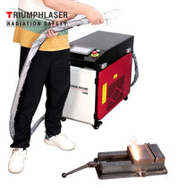laser cleaning machine triumph laser rust removal 1500W fiber laser cleaning machine