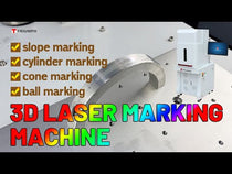 3D laser marking machine on concave and convex Dynamic Focus Fiber Laser Marking Machine
