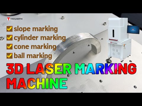 3D laser marking machine on concave and convex Dynamic Focus Fiber Laser Marking Machine