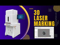 High Precision 3D laser marking on stainless steel ball 3D Dynamic Focus Fiber Laser Marking Machine