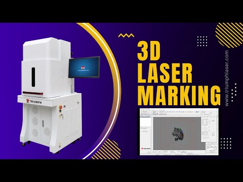 High Precision 3D laser marking on stainless steel ball 3D Dynamic Focus Fiber Laser Marking Machine