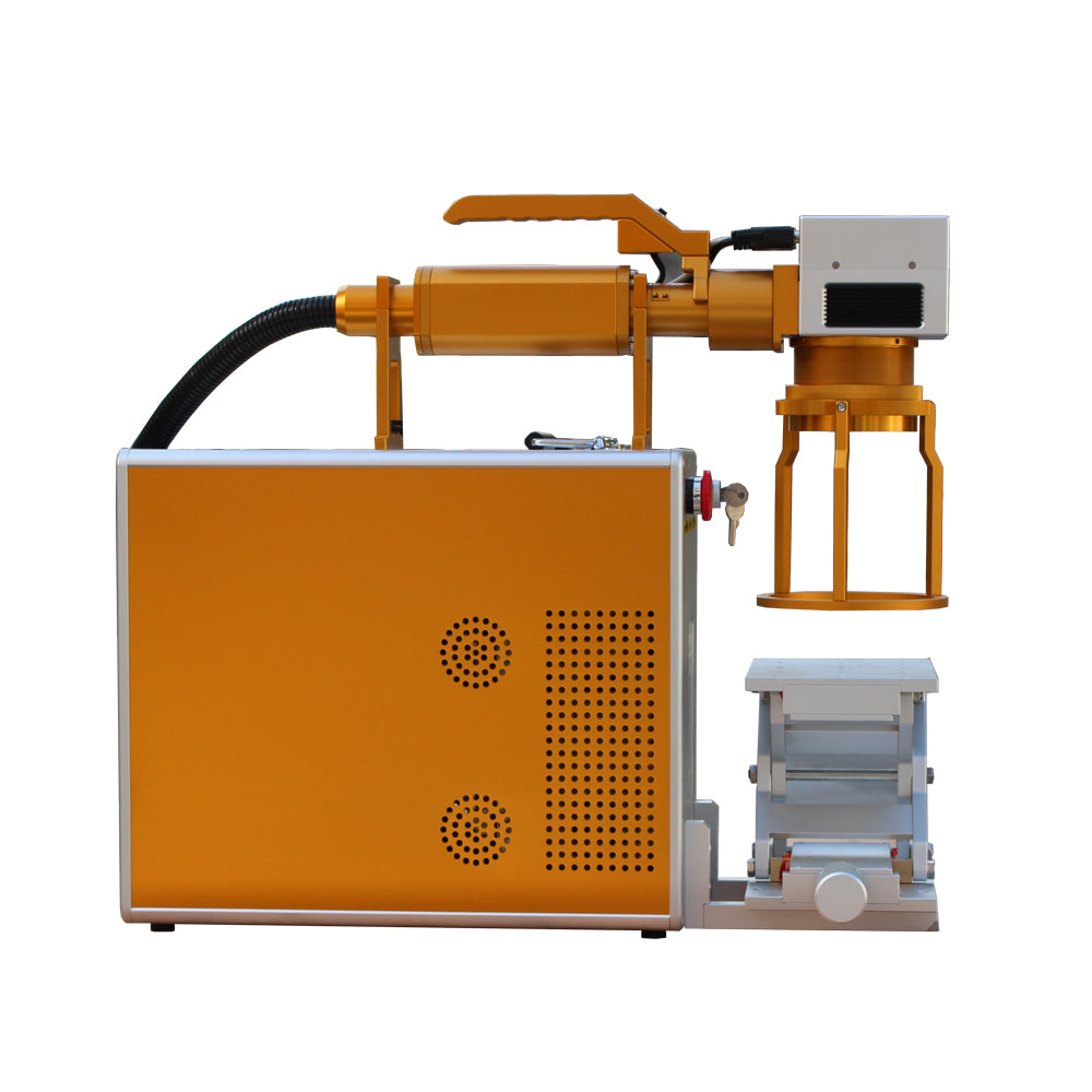 Triumph 30W Handheld Fiber Laser Marking Machine with Rotary for Metal Engraving Secondary image