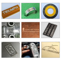 triumph fiber laser marking machine samples